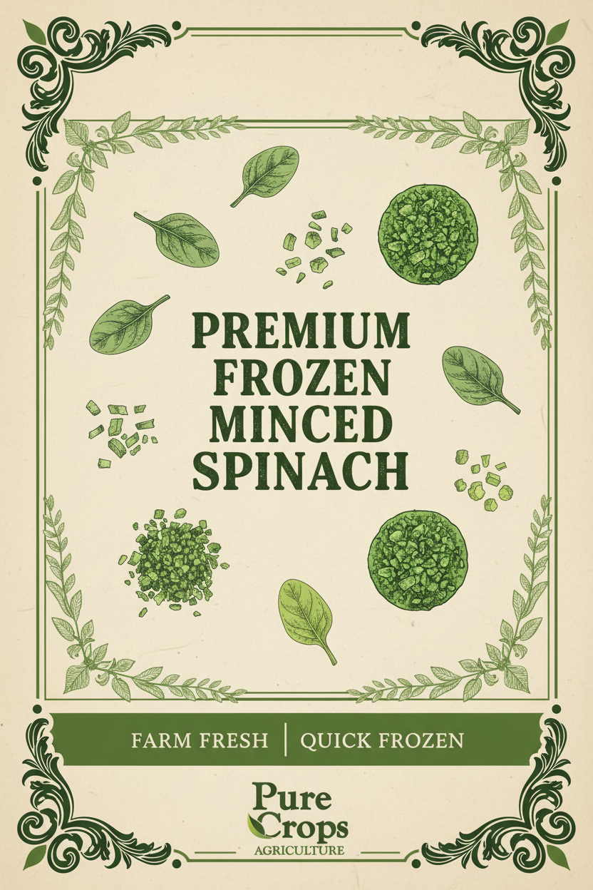 Premium Frozen Minced Spinach