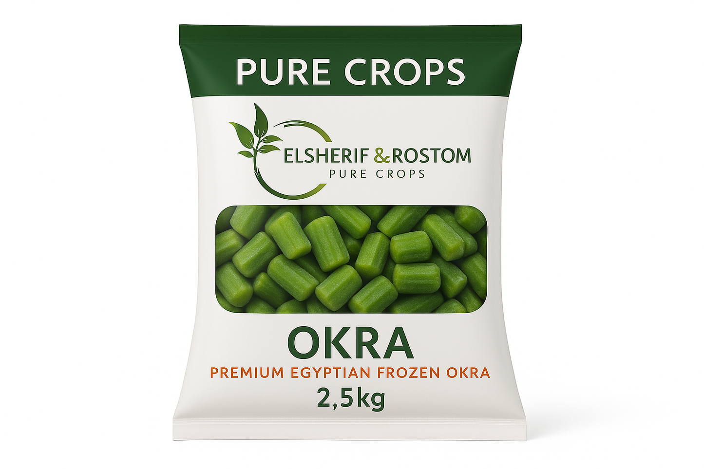 Pure Crops Frozen Okra 2.5kg