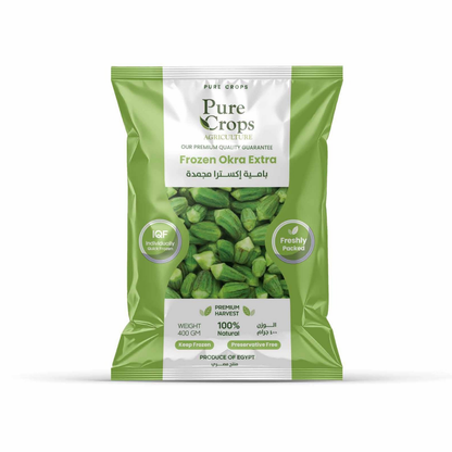 IQF Okra Extra (Whole) - 100% Natural, Multiple Grades