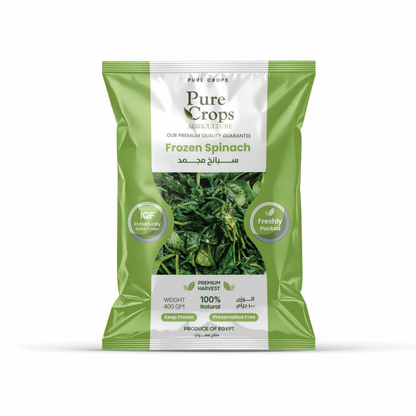 IQF Minced Spinach - 100% Pure, No Additives