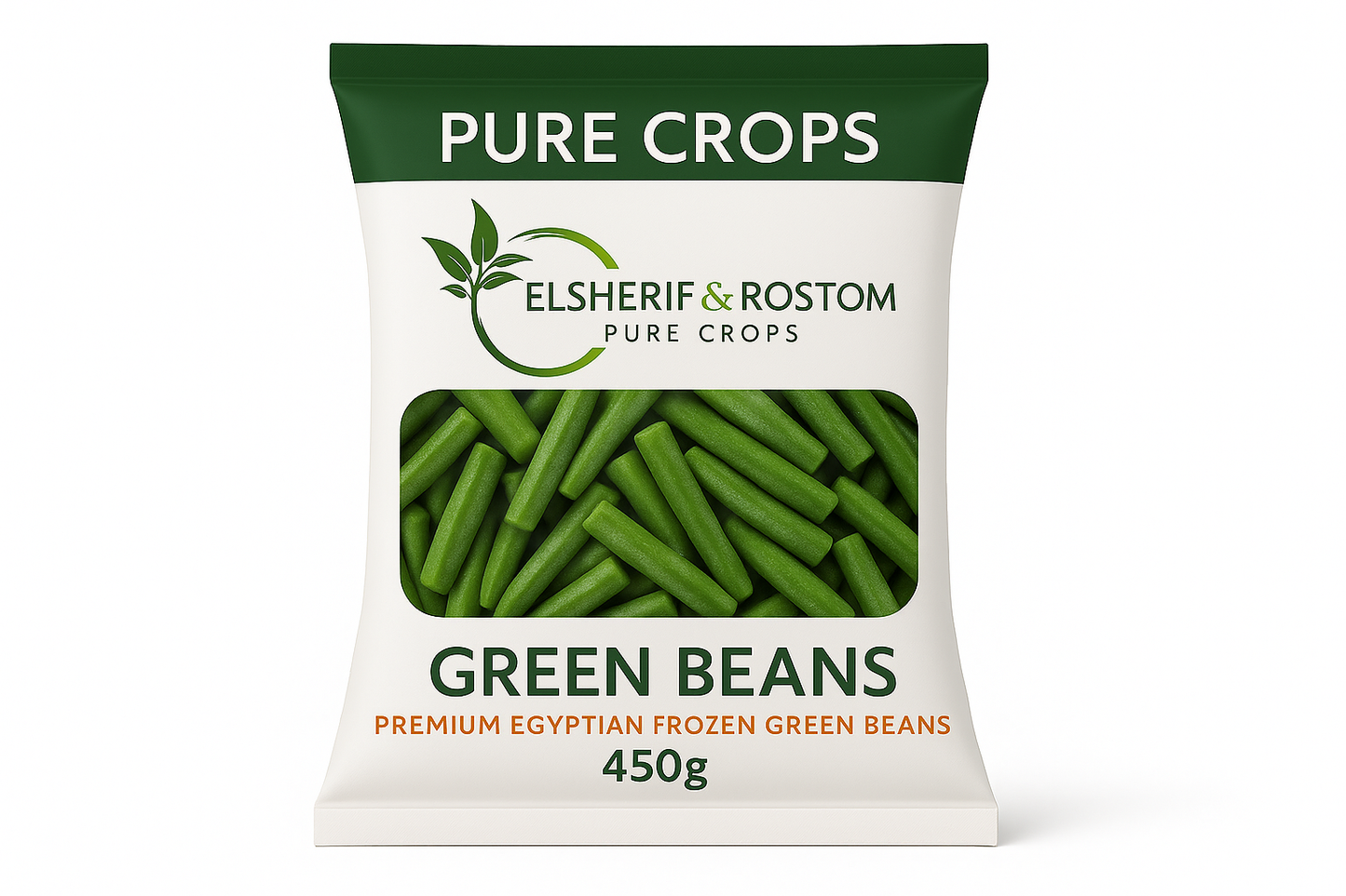 Pure Crops Frozen Green Beans 450g