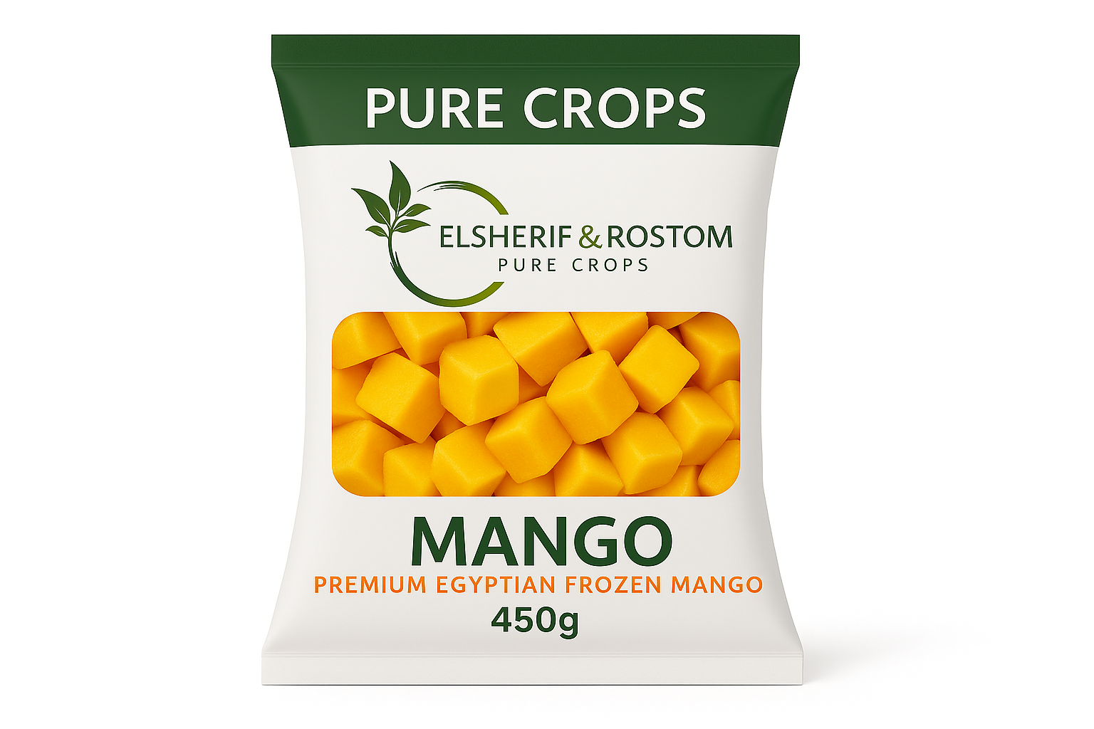 Pure Crops Frozen Mango 450g