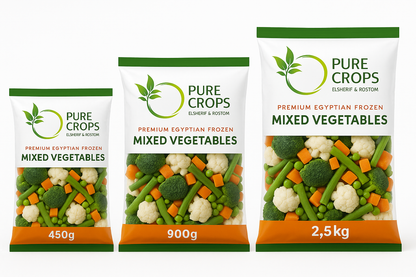Pure Crops Frozen Mixed Vegetables - 450g, 900g, 2.5kg