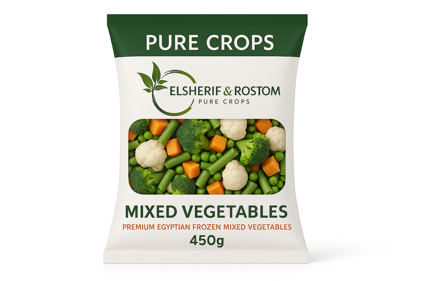 Pure Crops Frozen Mixed Vegetables 450g