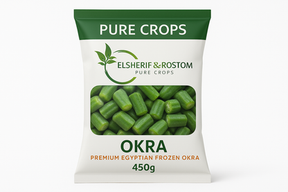 Pure Crops Frozen Okra 450g