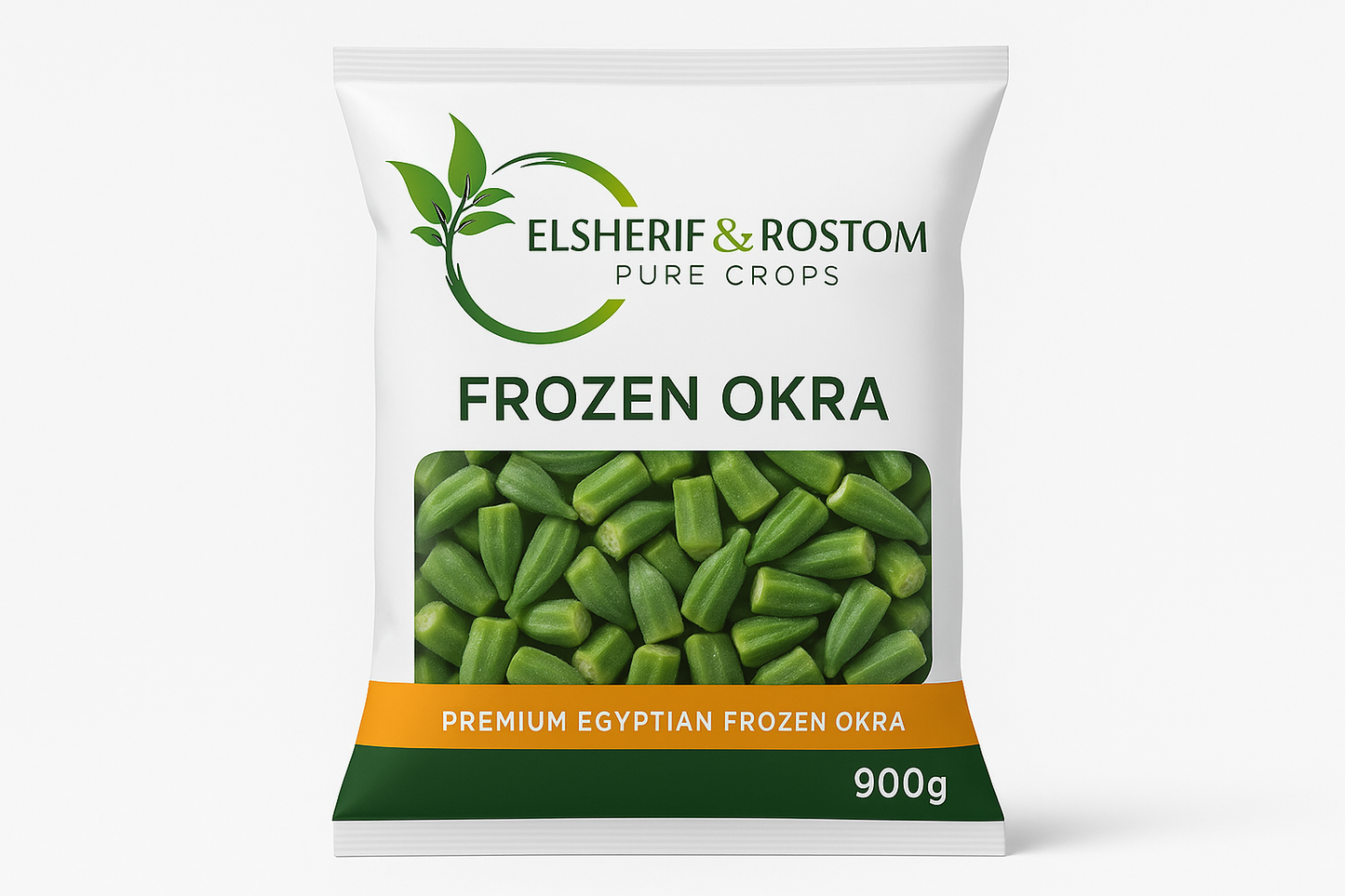 Pure Crops Frozen Okra 900g