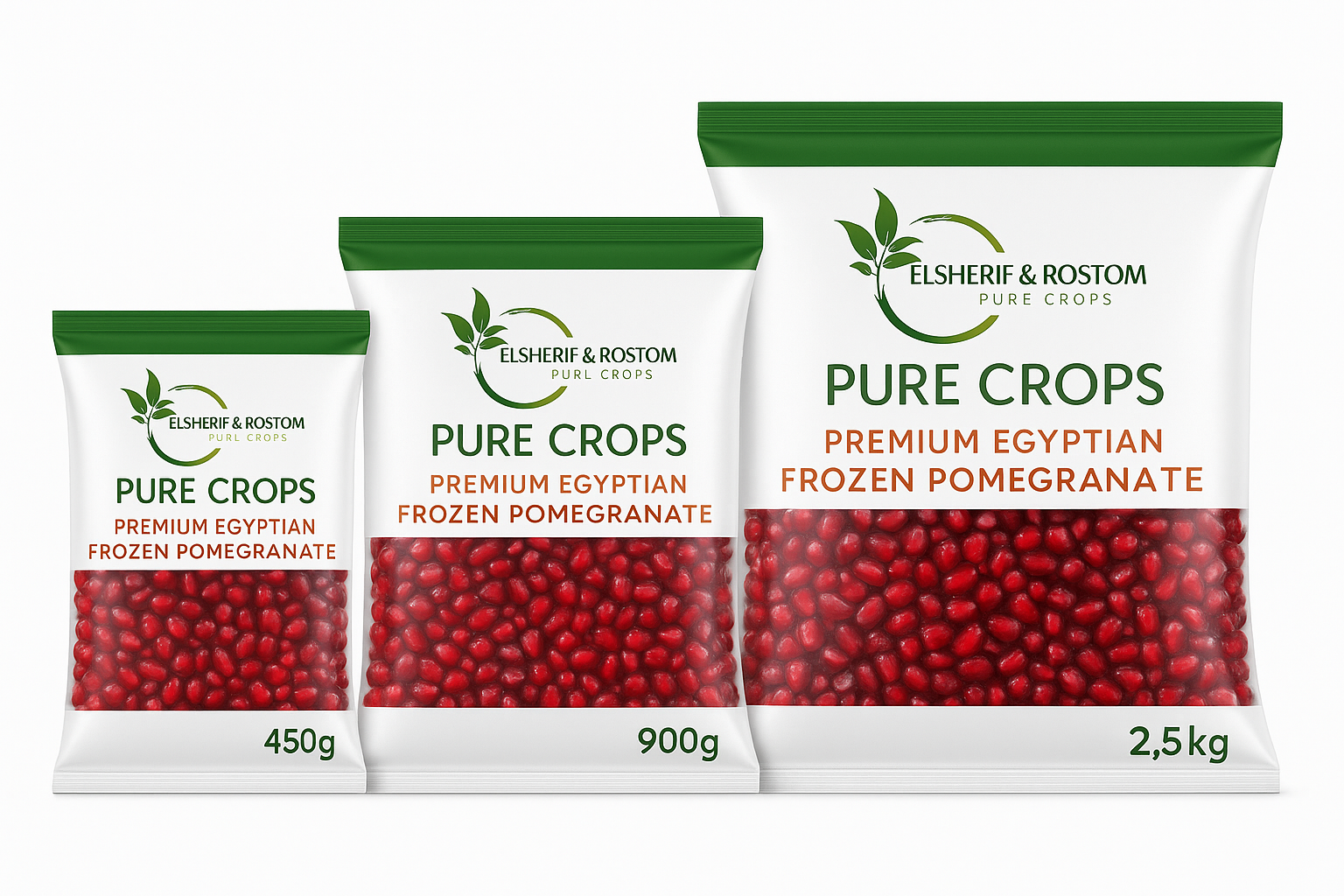Pure Crops Frozen Pomegranate - 450g, 900g, 2.5kg