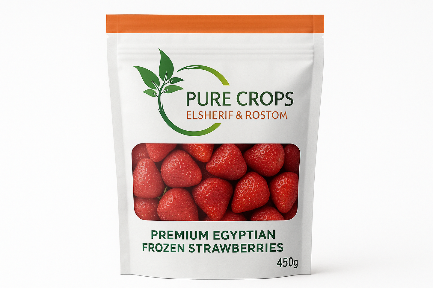 Pure Crops Frozen Strawberries 450g