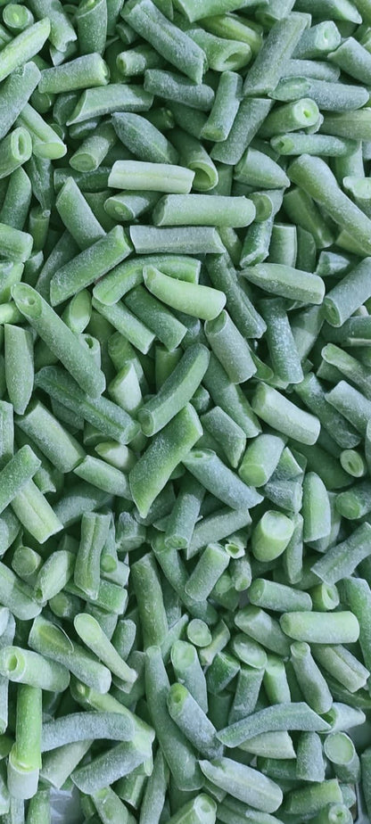 IQF Cut Green Beans - Fine Variety, 100% Natural
