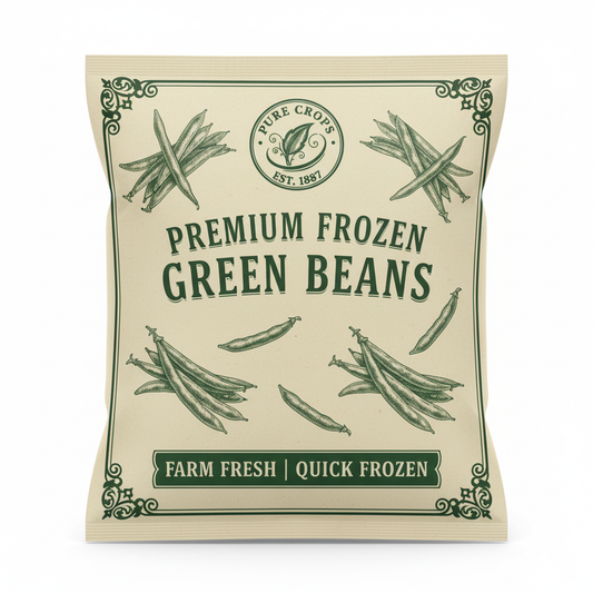 Vintage Frozen Green Beans with EST 1887