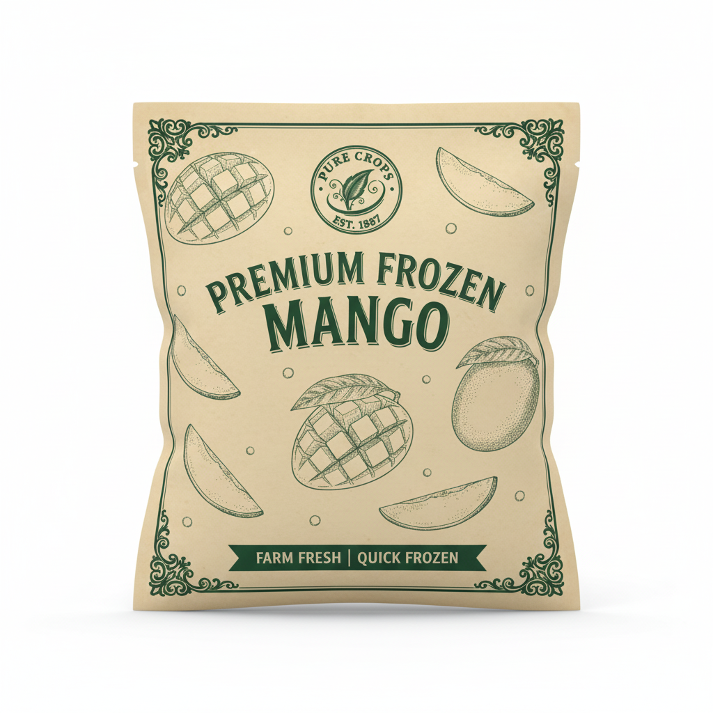 Vintage Frozen Mango with EST 1887